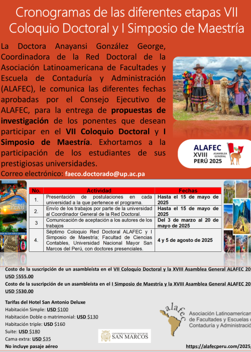 coloquio doctoral Peru